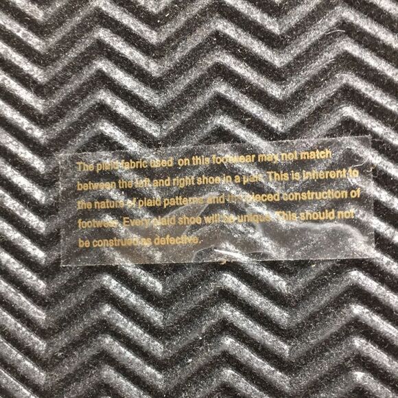 Polo Ralph Lauren Big Pony Red and Black Buffalo Plaid faux Sherpa Slippers L - Picture 6 of 16